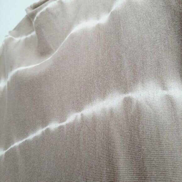 KATHERINE BARCLAY / Open Front Waterfall Cardigan Tie-dye Sz L - Picture 9 of 11